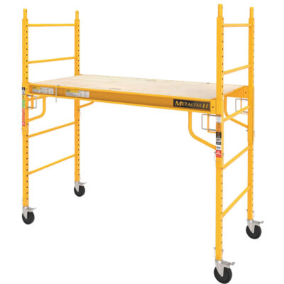 Échafaudages mobiles - Échafaudage maxi carré, Cadre Acier, 74" p x 74" h