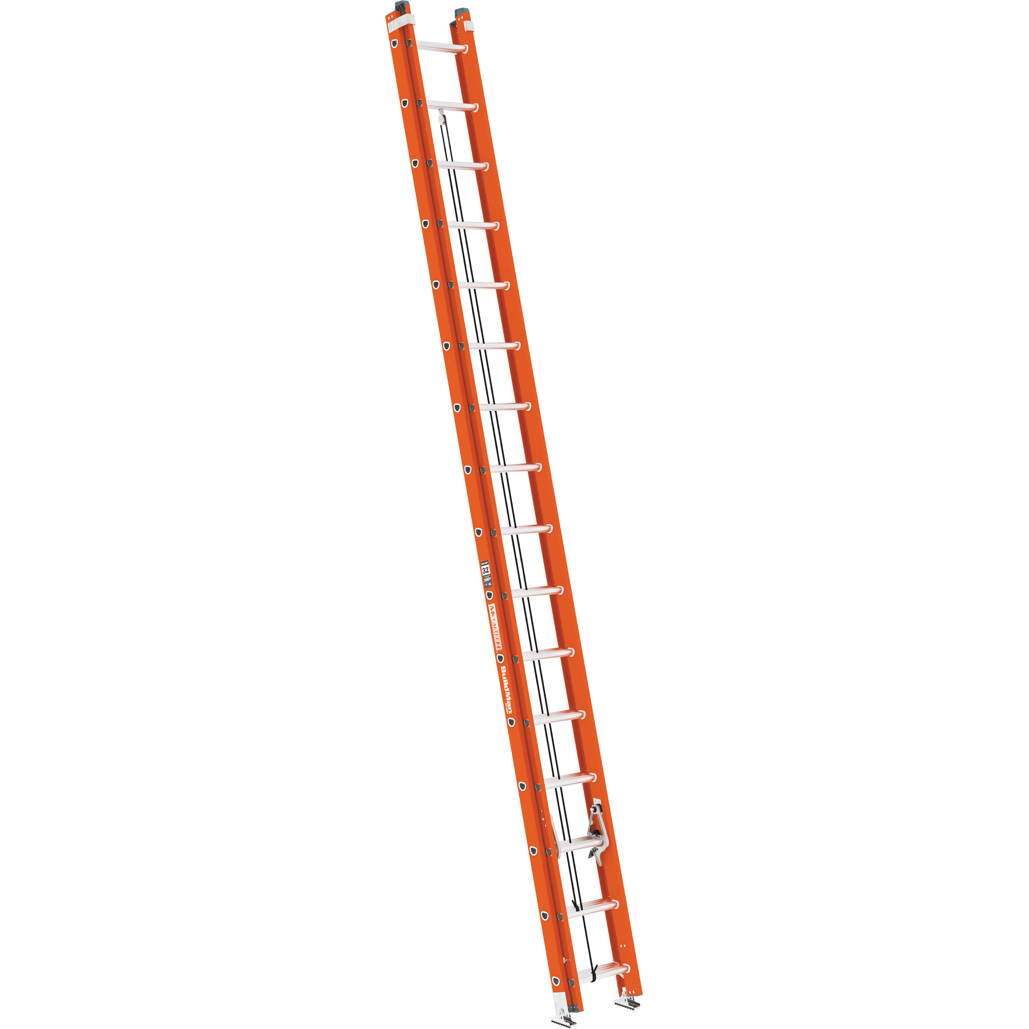 Échelle coulissante BuildManMD, Cap 300 lb, 32' h, Calibre 1A