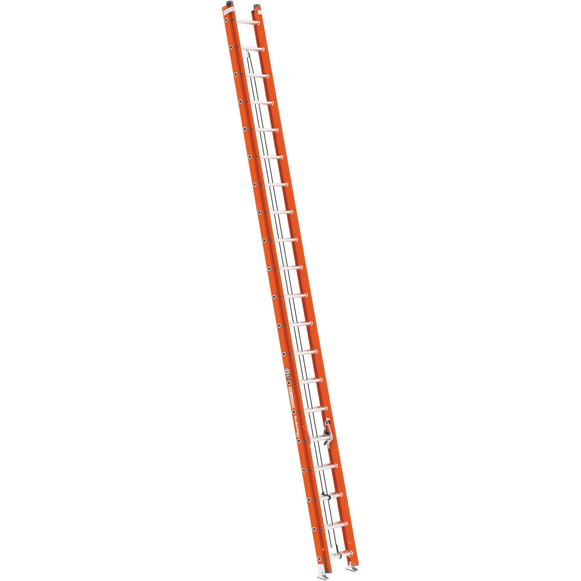 Échelle coulissante BuildManMD, Cap 300 lb, 40' h, Calibre 1A