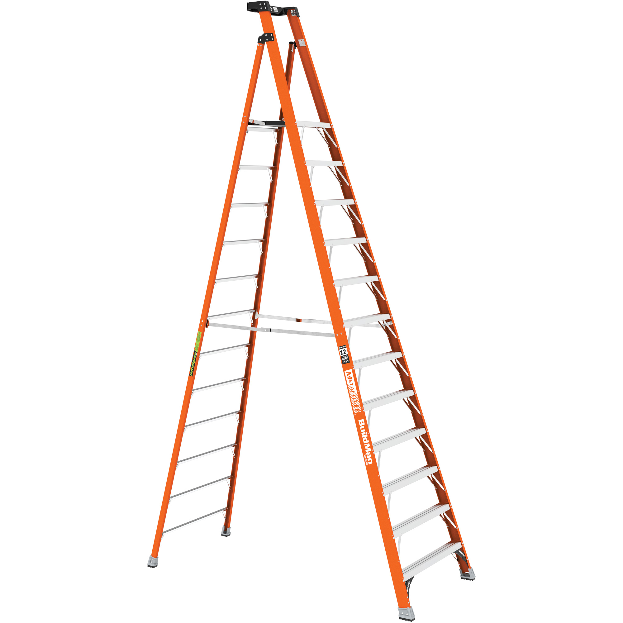 Escabeau avec plateforme Safespace, 12', Cap. De 300 lb