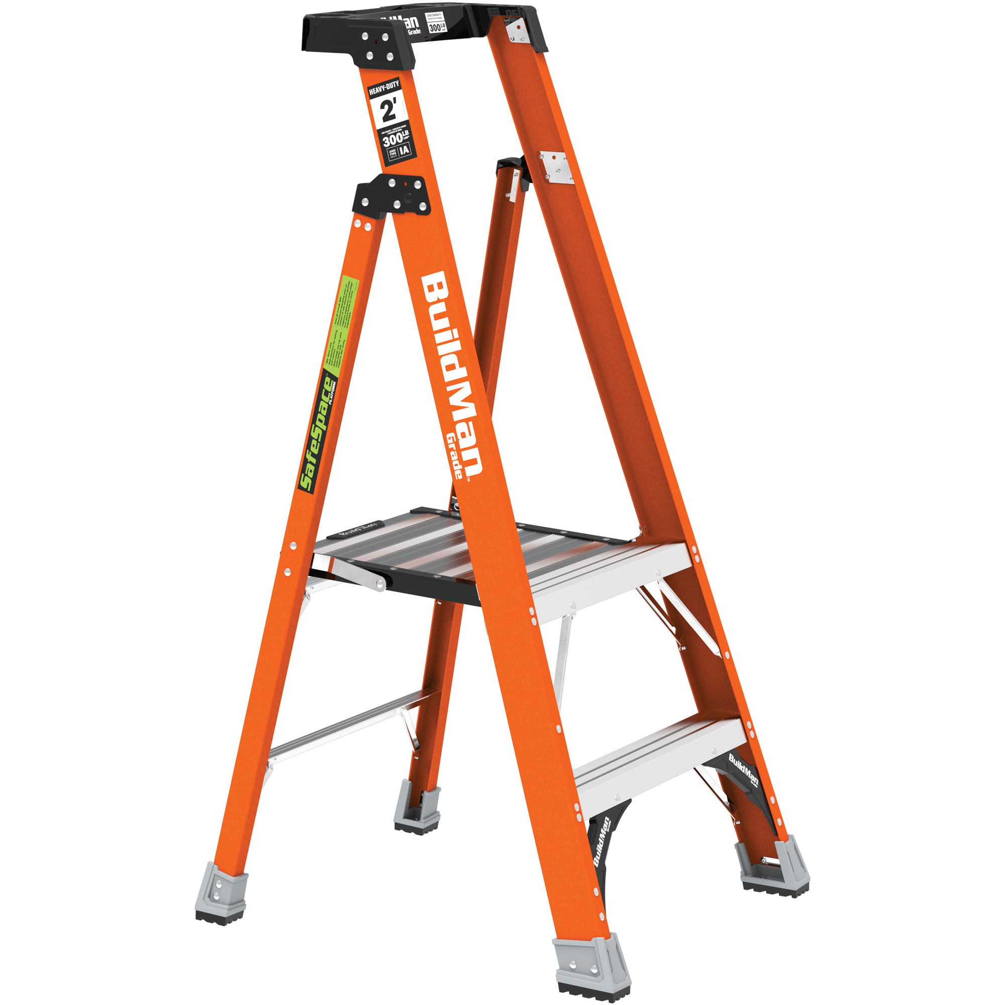 Escabeau avec plateforme Safespace, 2', Cap. De 300 lb