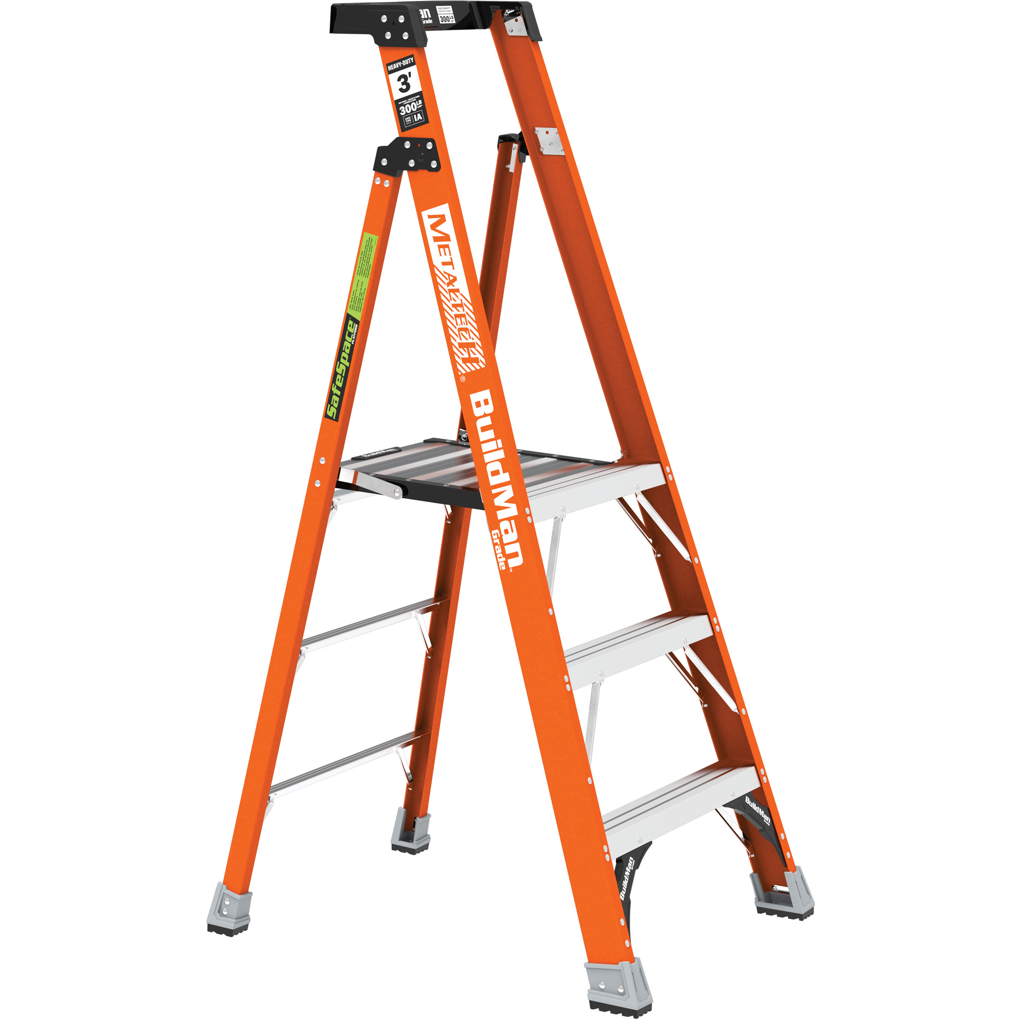 Escabeau avec plateforme Safespace, 3', Cap. De 300 lb