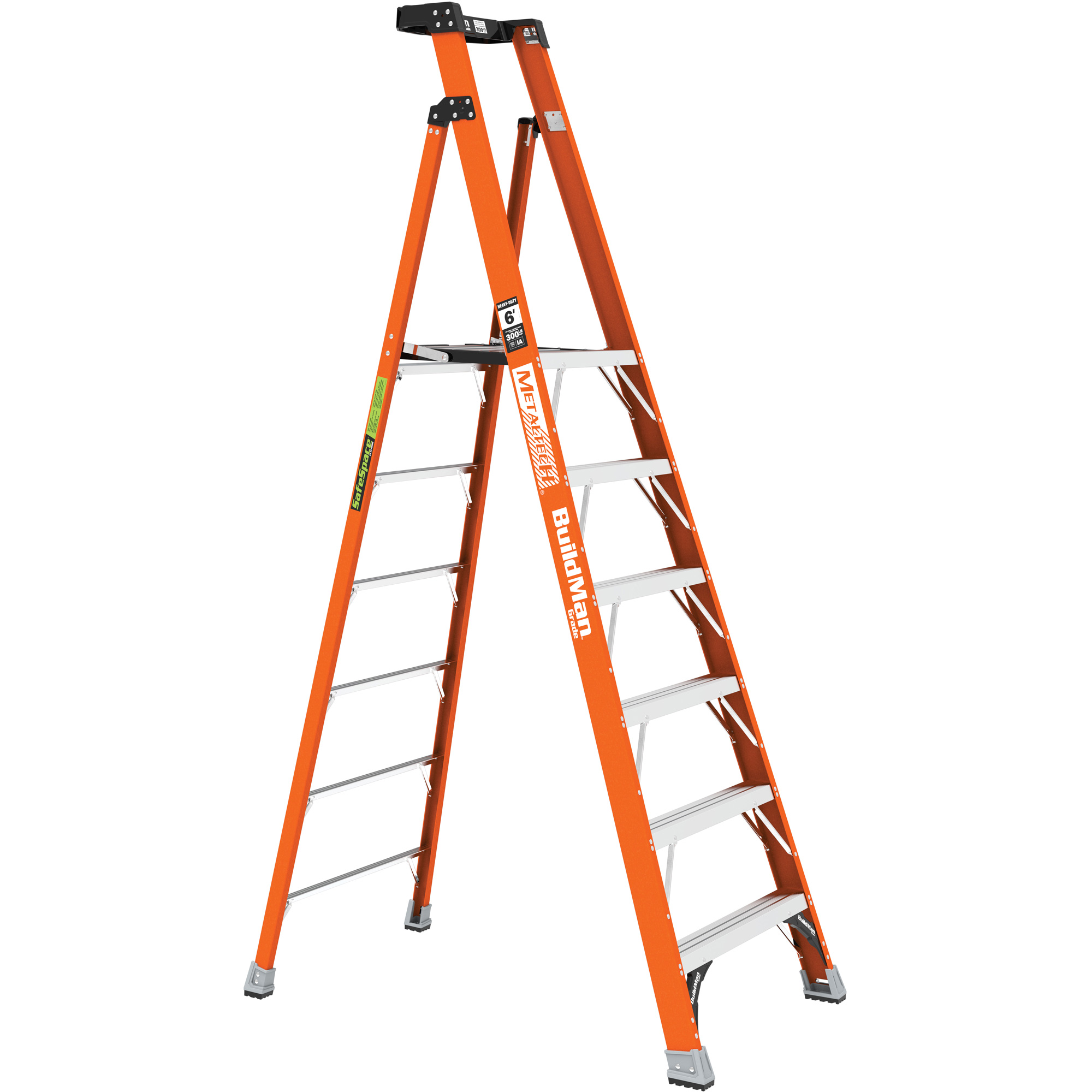 Escabeau avec plateforme Safespace, 6', Cap. De 300 lb