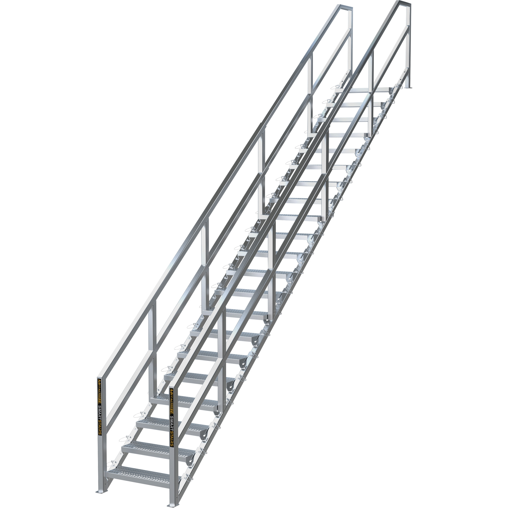 Système d'escalier modulaire pour la construction de 17-21 marches SmartStairsMC, 157-1/2" ha