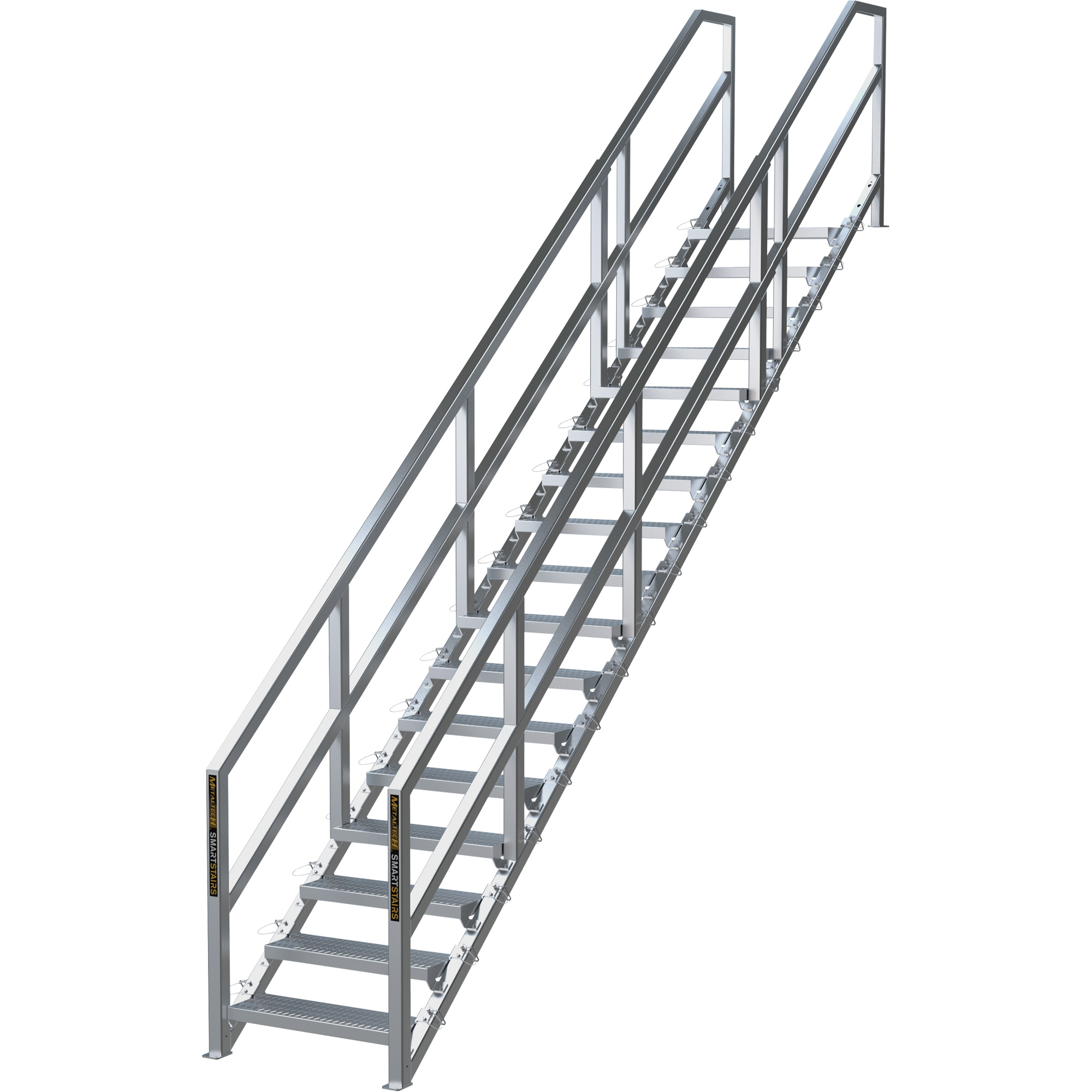 Système d'escalier modulaire pour la construction de 17-21 marches SmartStairsMC, 157-1/2" ha – Image 2
