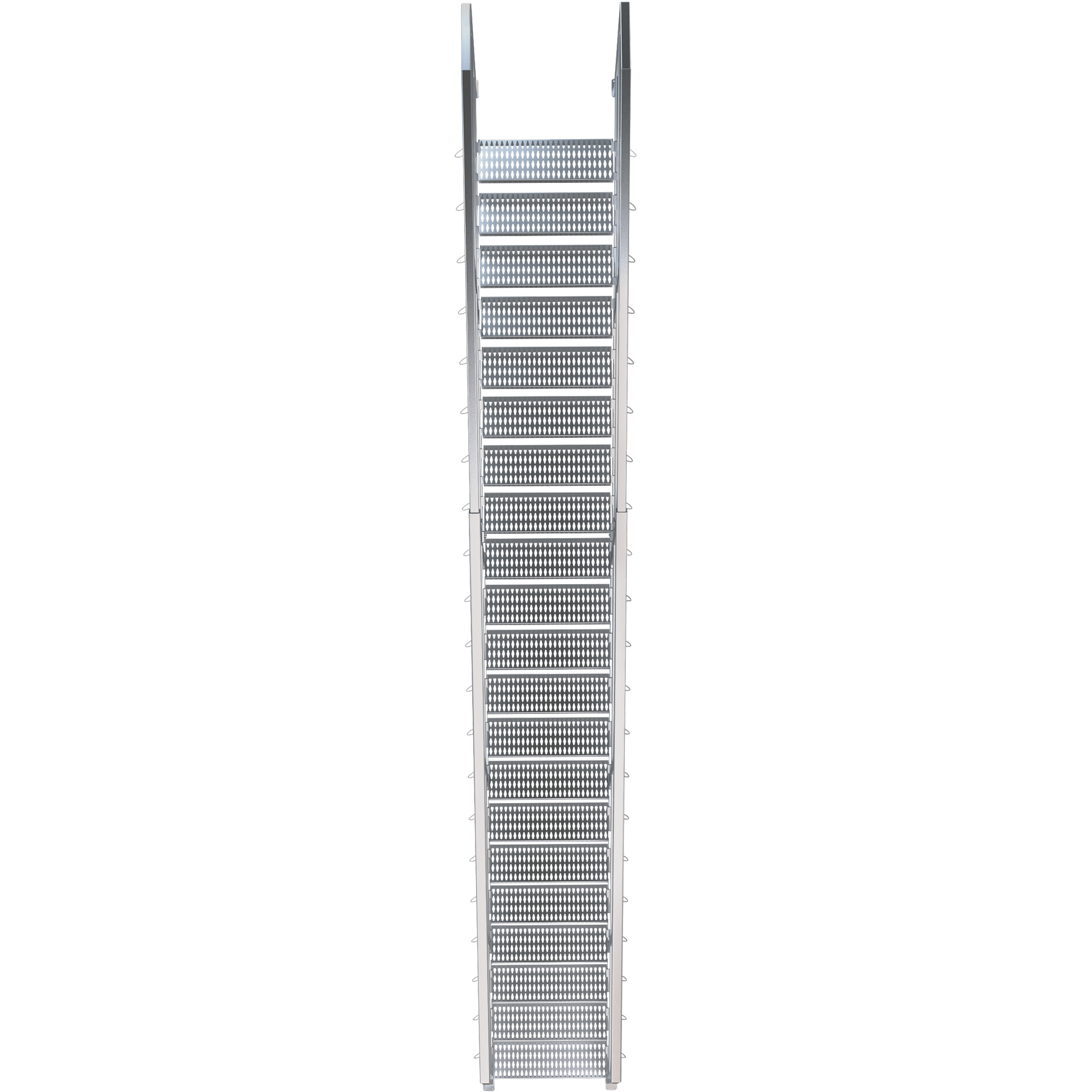 Système d'escalier modulaire pour la construction de 17-21 marches SmartStairsMC, 157-1/2" ha – Image 4