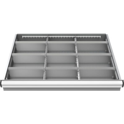 Cabinet d'entreposage à tiroirs intégré Interlok