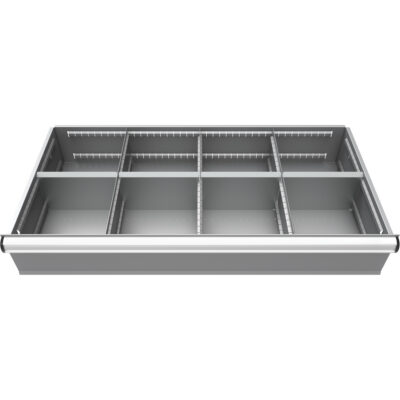 Cabinet d'entreposage à tiroirs intégré Interlok