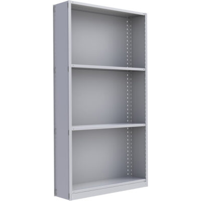 Élément de rayonnage Interlok, Acier, Sans boulons, Capacité 550 lb, 48" la x 88" h x 18" p