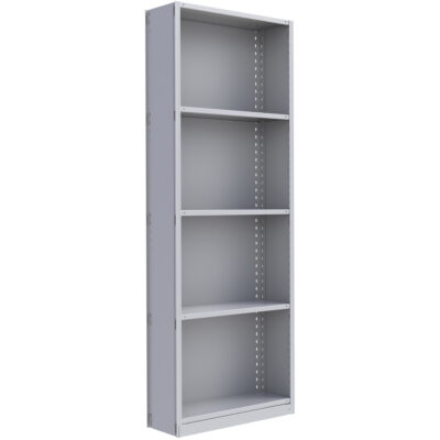 Élément de rayonnage Interlok, Acier, Sans boulons, Capacité 800 lb, 36" la x 100" h x 24" p