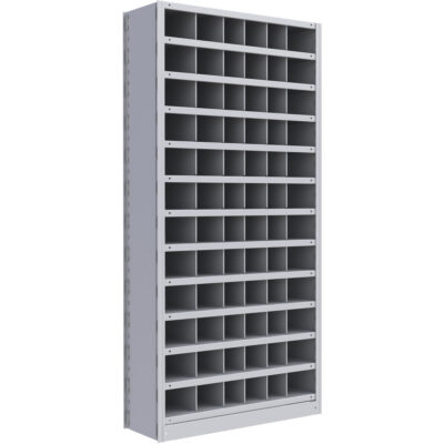 Élément de rayonnage Interlok, Acier, Sans boulons, Capacité 800 lb, 36" la x 76" h x 12" p