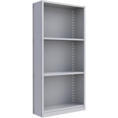 Élément de rayonnage Interlok, Acier, Sans boulons, Capacité 800 lb, 36" la x 76" h x 18" p