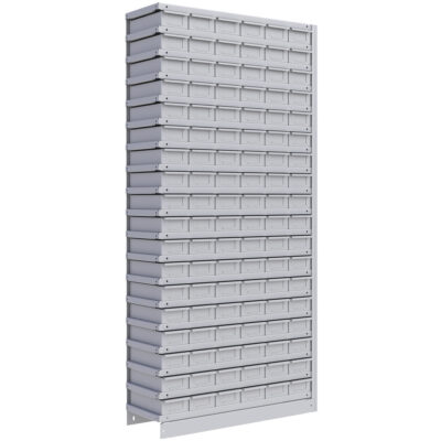 Élément de rayonnage Interlok, Acier, Sans boulons, Capacité 800 lb, 36" la x 76" h x 18" p