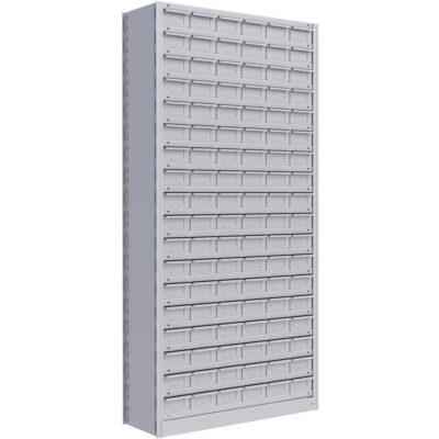 Élément de rayonnage Interlok, Acier, Sans boulons, Capacité 800 lb, 36" la x 76" h x 18" p