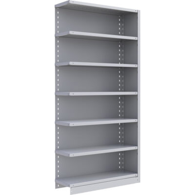 Élément de rayonnage Interlok, Acier, Sans boulons, Capacité 800 lb, 36" la x 76" h x 24" p