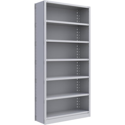 Élément de rayonnage Interlok, Acier, Sans boulons, Capacité 800 lb, 36" la x 76" h x 24" p