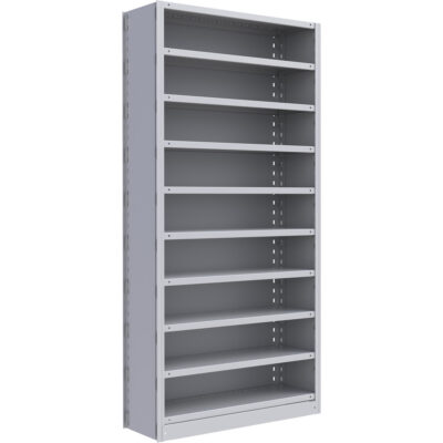 Élément de rayonnage Interlok, Acier, Sans boulons, Capacité 800 lb, 36" la x 76" h x 24" p