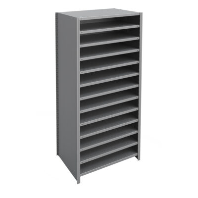 Élément de rayonnage Interlok, Acier, Sans boulons, Capacité 800 lb, 36" la x 76" h x 24" p