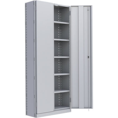 Élément de rayonnage Interlok, Acier, Sans boulons, Capacité 800 lb, 36" la x 76" h x 24" p