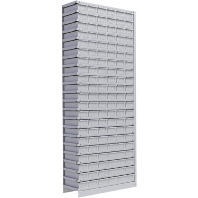 Élément de rayonnage Interlok, Acier, Sans boulons, Capacité 800 lb, 36" la x 88" h x 18" p
