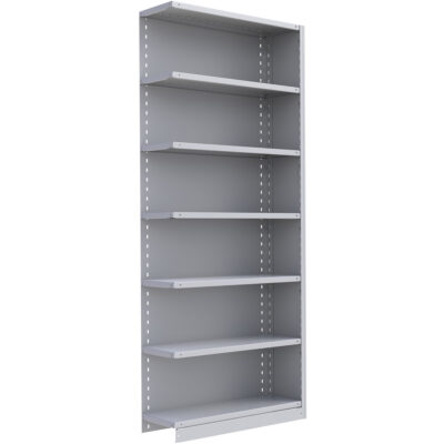 Élément de rayonnage Interlok, Acier, Sans boulons, Capacité 800 lb, 36" la x 88" h x 24" p