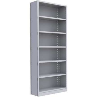 Élément de rayonnage Interlok, Acier, Sans boulons, Capacité 800 lb, 36" la x 88" h x 24" p