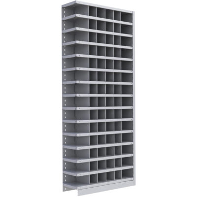 Élément de rayonnage Interlok, Acier, Sans boulons, Capacité 800 lb, 36" la x 88" h x 24" p