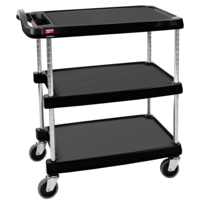 Chariot utilitaire myCartMC, 3 tiers, 16" x 35-1/2" x 27", Capacité 400 lb