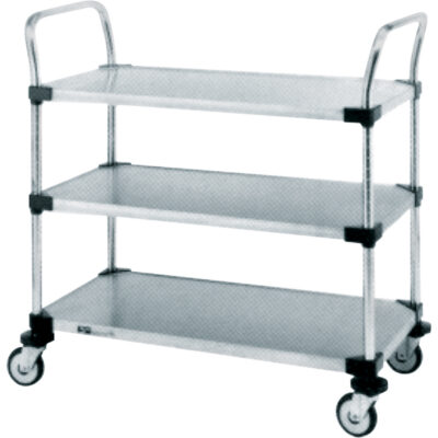 Chariots utilitaires pour service régulier, 2 Tiers, 18" la x 39" h x 30" p, Capacité 500 lb