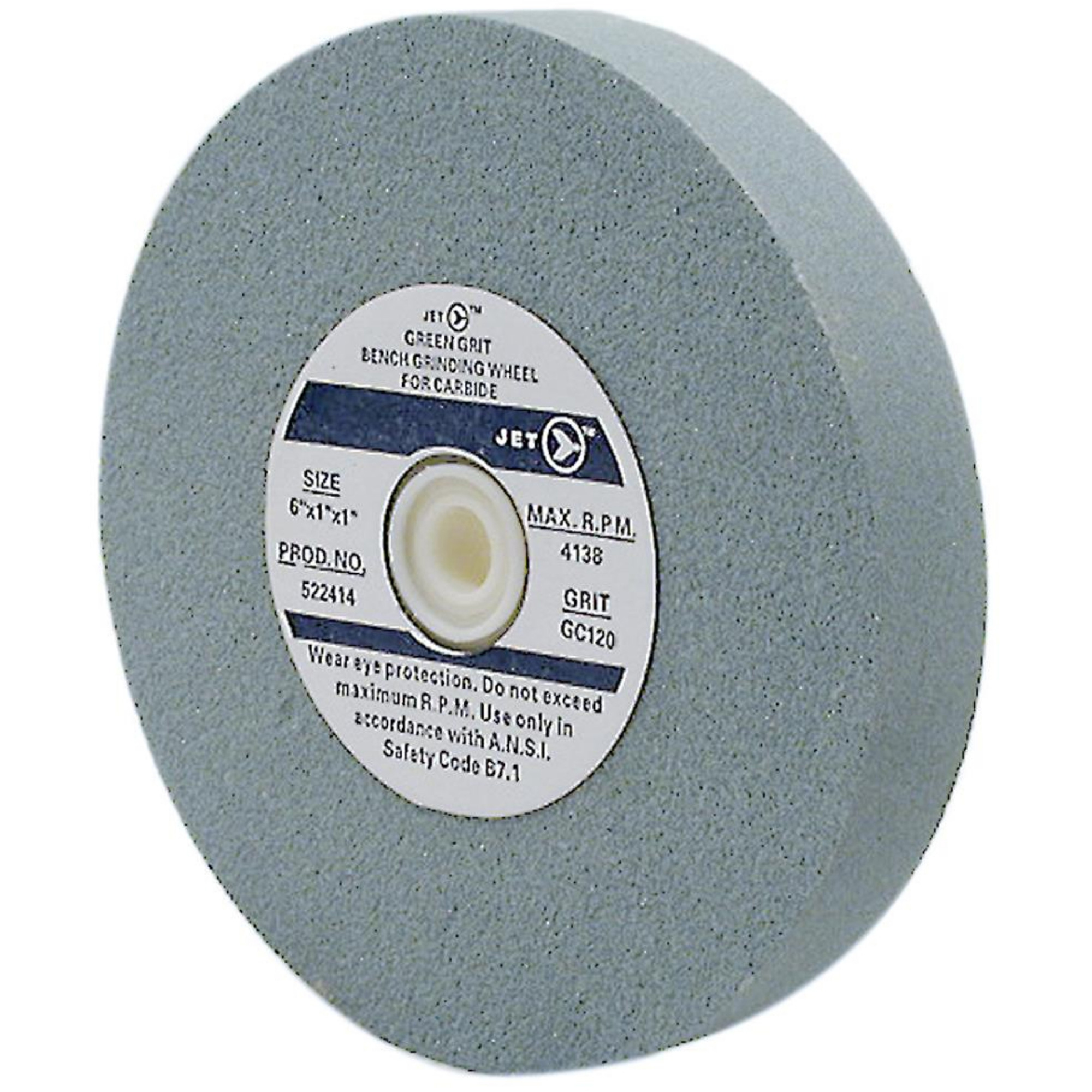 Meule d'établi GC675F, 6" x 3/4", Arbre 1", Carbure de silicium