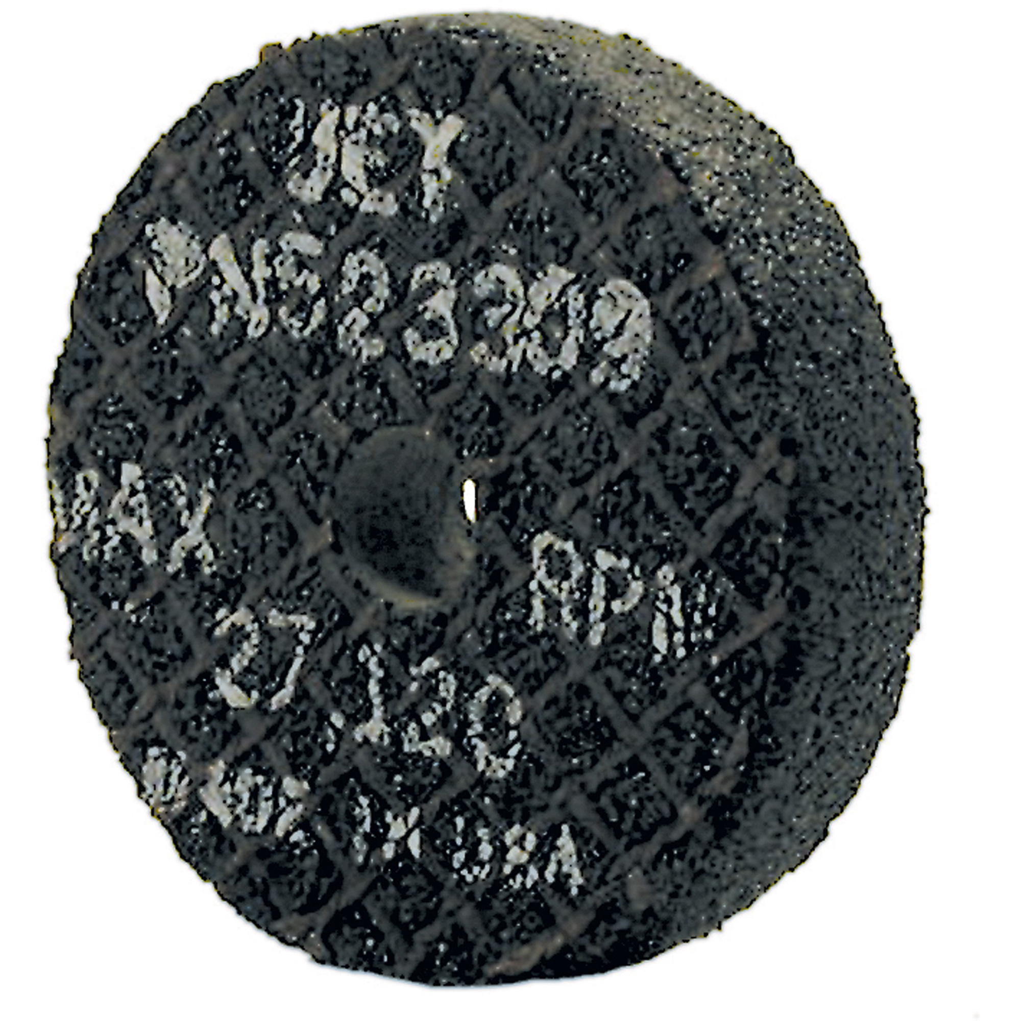 Meule droite à liant résine pour acier, 2" x 1/2", Arbre 3/8", Type 1