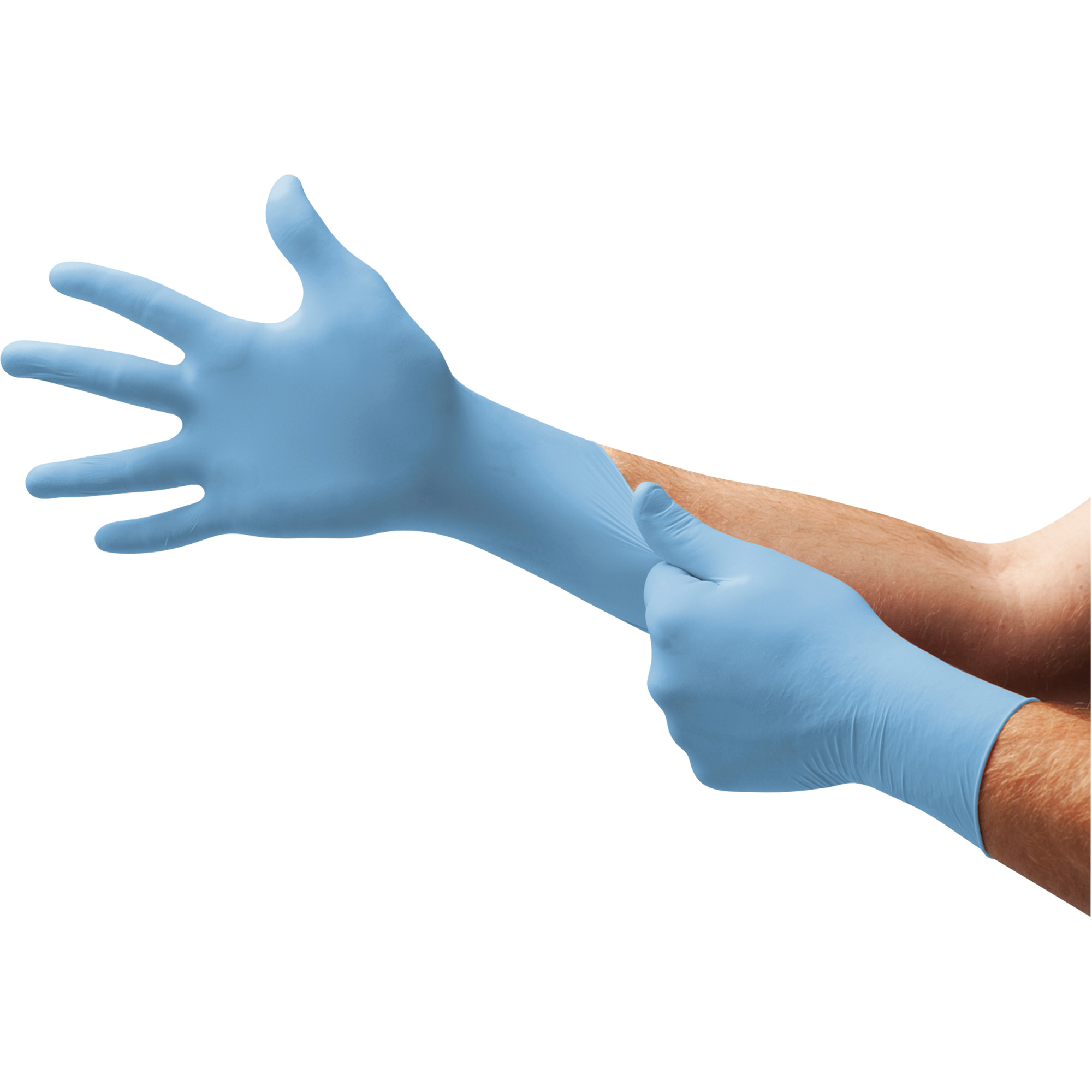 Gants d'examen XC-310 XceedMD, T-Grand, Nitrile, 4,3 mils, Sans poudre, Bleu, Classe 2