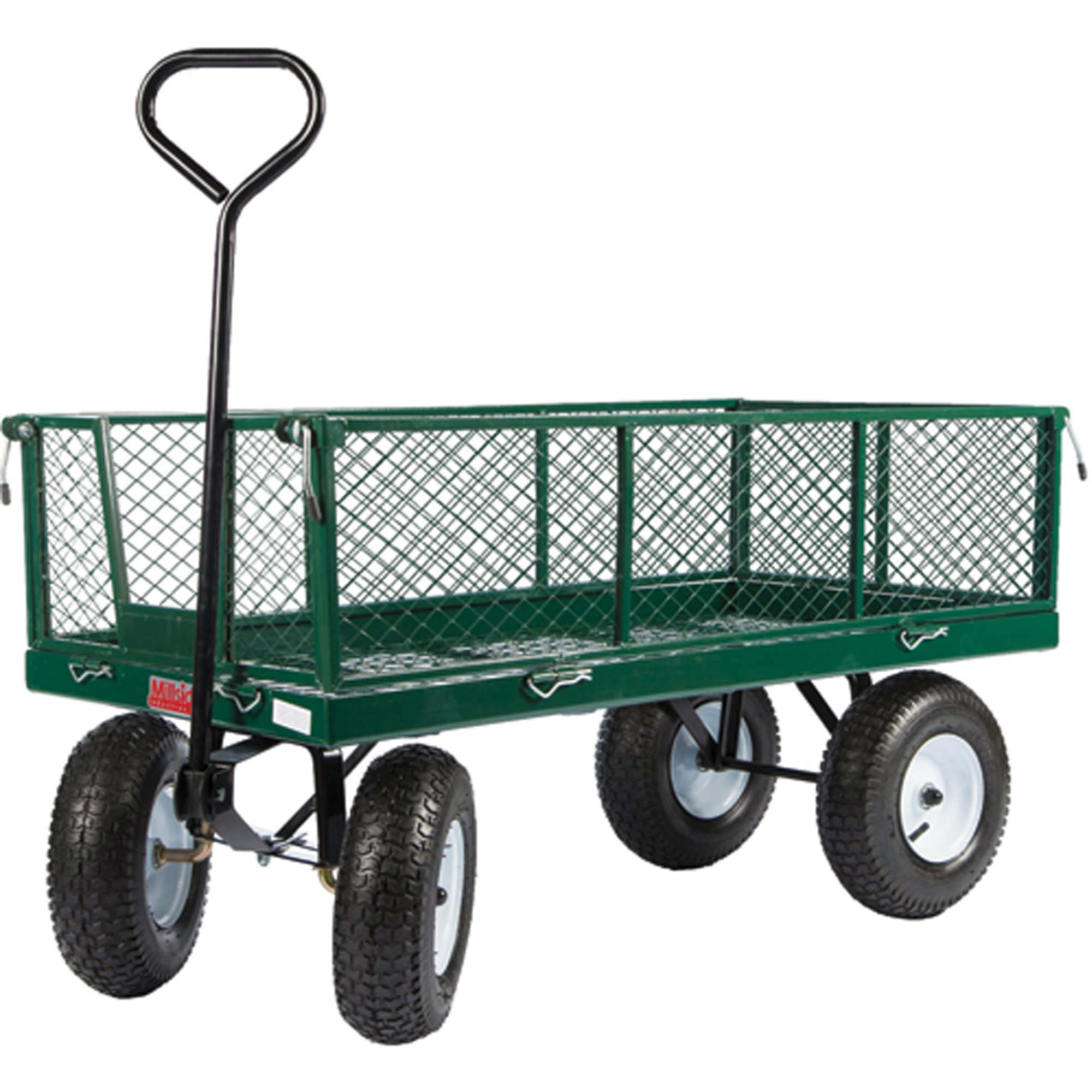 Chariots a/côtés rabattables, 24" la x 48" la x Capacité 800 lb