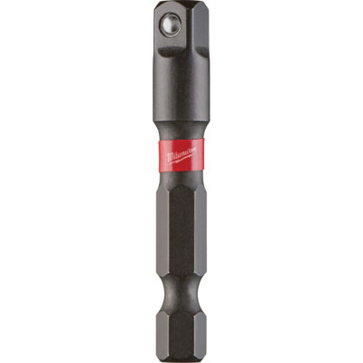 Adaptateur de douilles à chocs ShockwaveMC, 1/4" Prise, Dimension mâle 1/4", Sphérique, 1-7/8" lo