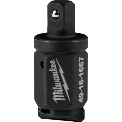 Adaptateur d'enclume pour clé à rochet polygonale INSIDERMC, Prise 1/4", Douille 1/4", 0,55" lo, Sphérique