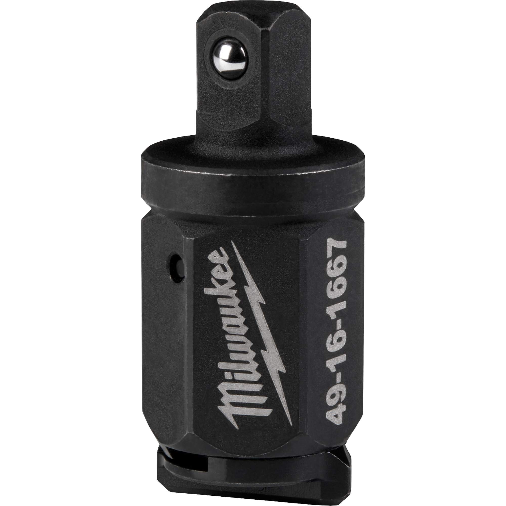 Adaptateur d'enclume pour clé à rochet polygonale INSIDERMC, Prise 1/4", Douille 1/4", 0,55" lo, Sphérique