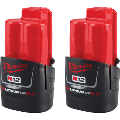 Batteries compactes M12MC REDLITHIUMMC CP2.0, Lithium-ion, 12 V, 2 Ah