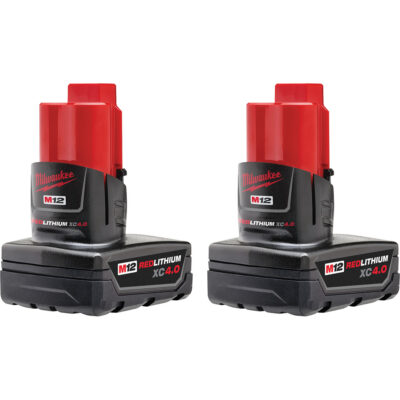 Batteries M12MC REDLITHIUMMC XC 4.0, Lithium-ion, 12 V, 4 Ah