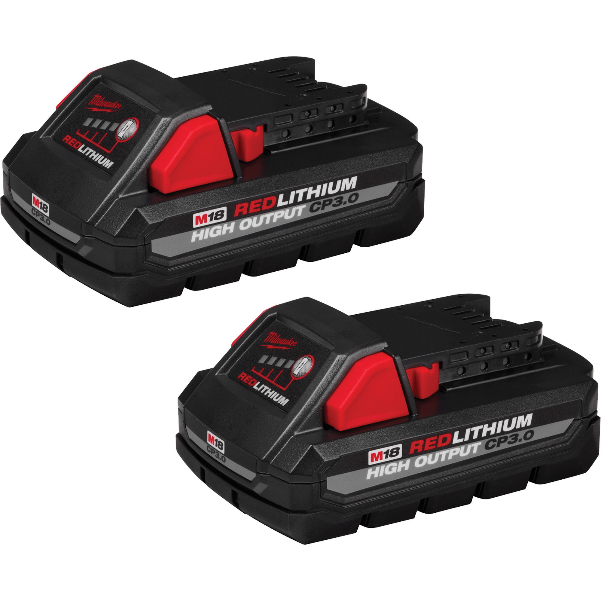 Blocs-pile M18MC RedlithiumMC High OutputMC CP3.0, Lithium-ion, 18 V, 3,0 Ah