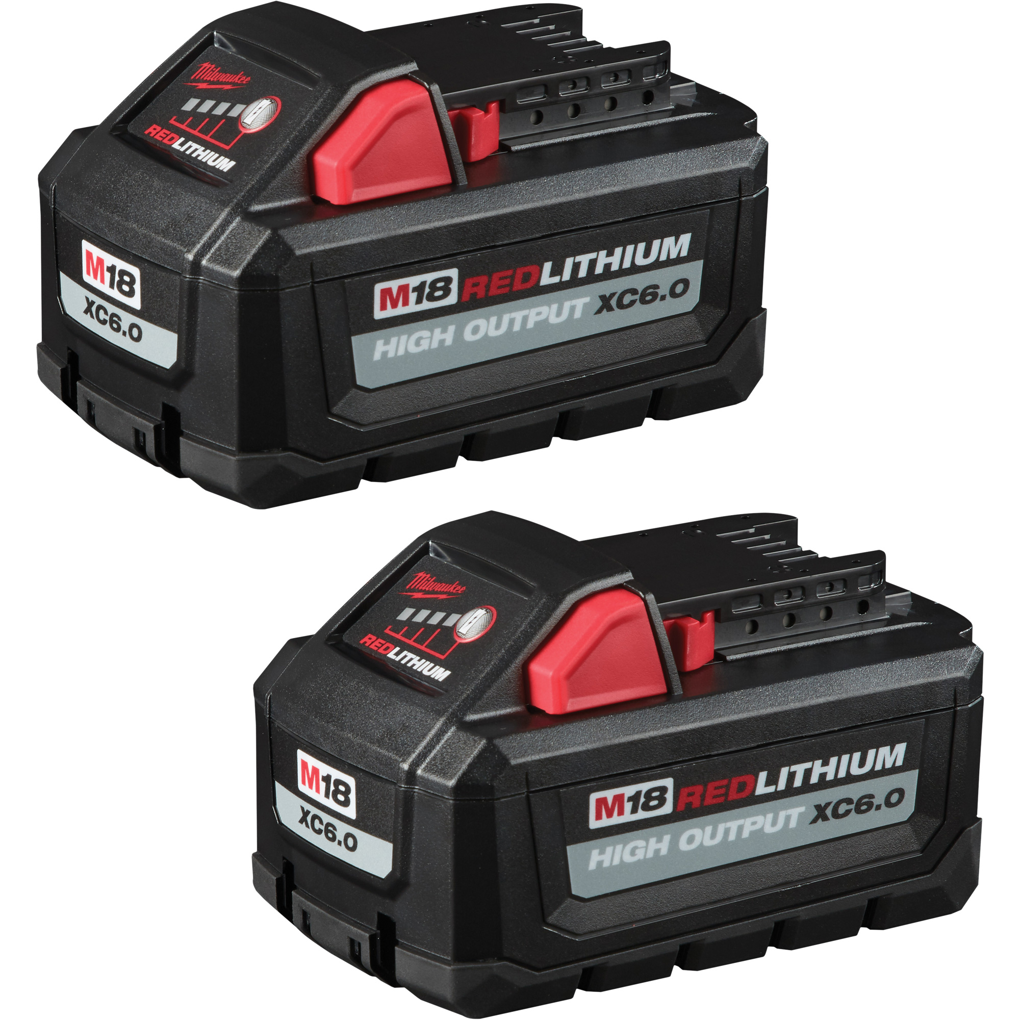 Blocs-piles RedlithiumMC High OutputMC XC6.0, Lithium-ion, 18 V, 6 Ah