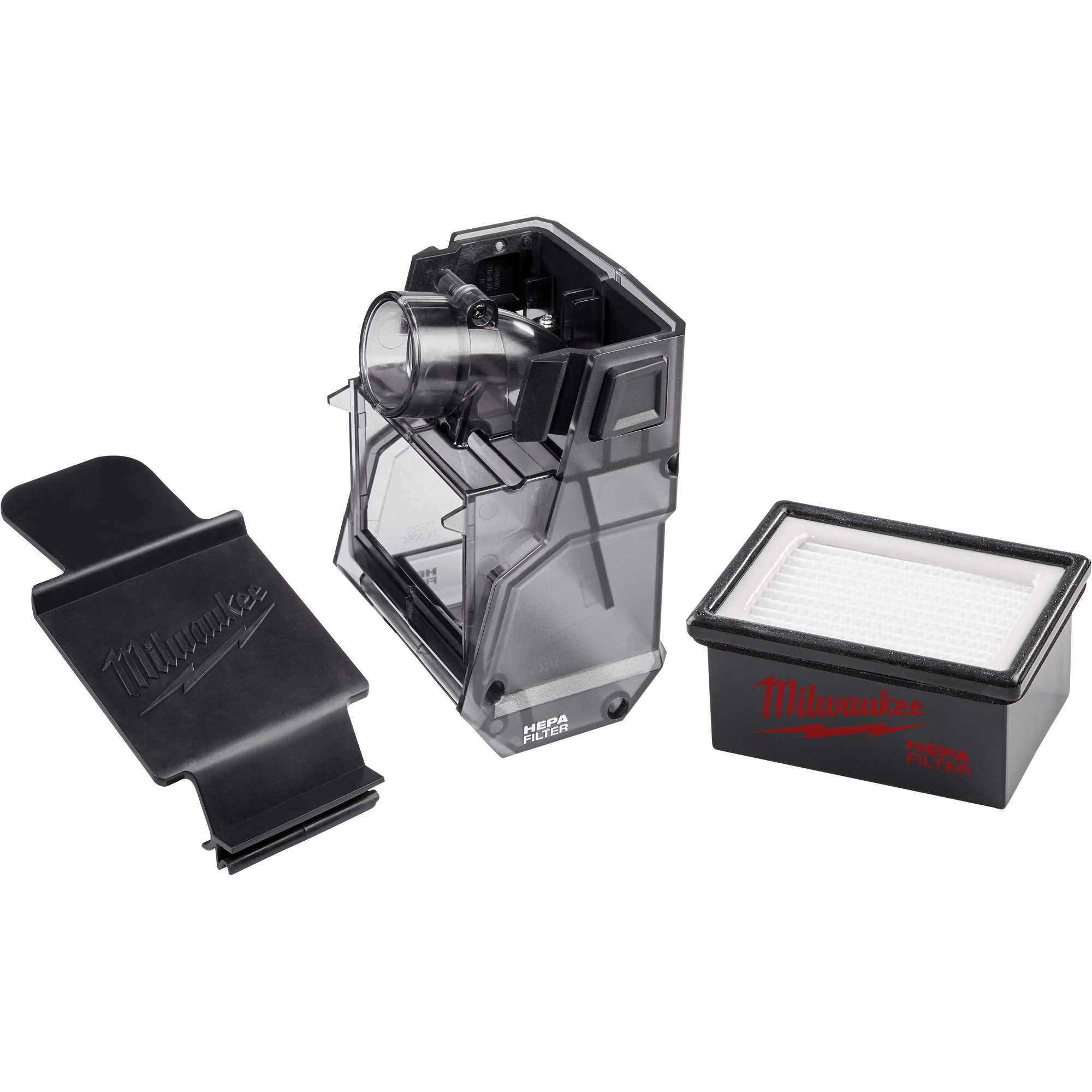 Boîte à poussière, filtre et couvercle HammervacMC M18 FuelMC