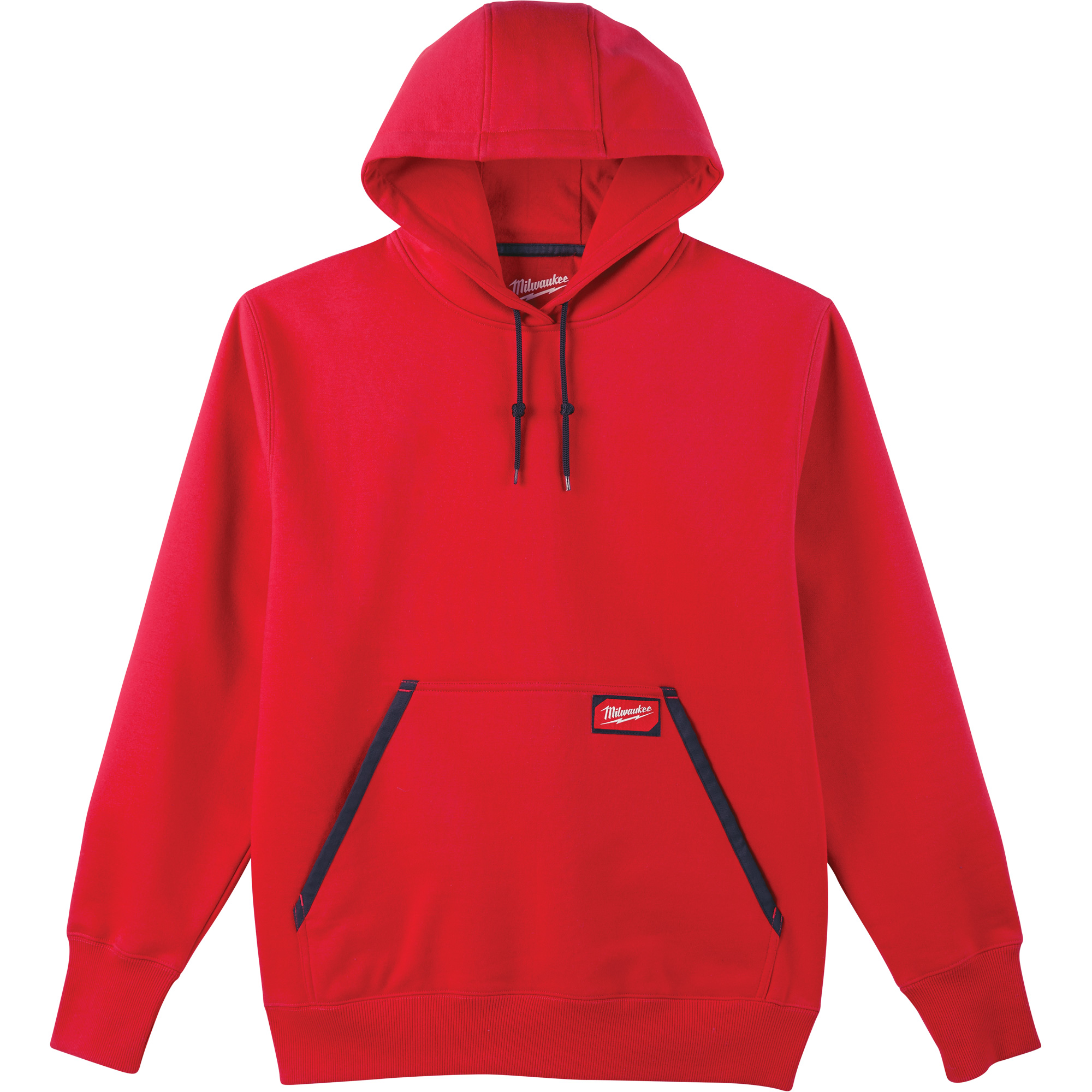 Chandail à capuchon lourd, Hommes, Petit, Rouge