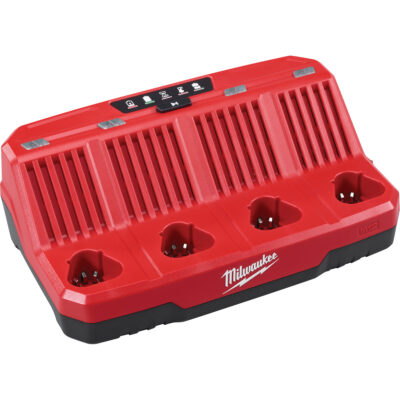 Chargeur séquentiel avec quatre baies M12MC , 12 V, Lithium-ion