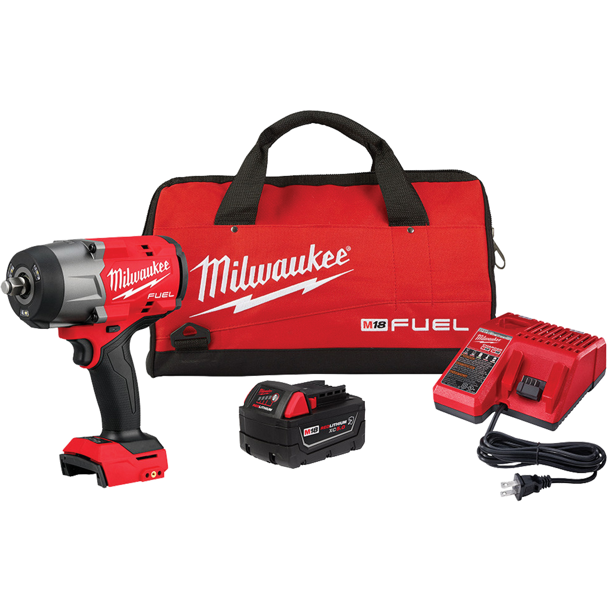 Clé à choc à couple élevé M18MC FuelMC avec ensemble d'anneau à friction, 18 V, Mandrin 1/2"
