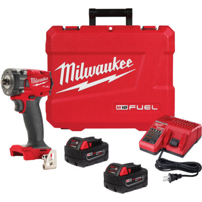 Clé à choc compacte M18 FuelMC avec ensemble d'anneau à friction, 18 V, Mandrin 3/8"