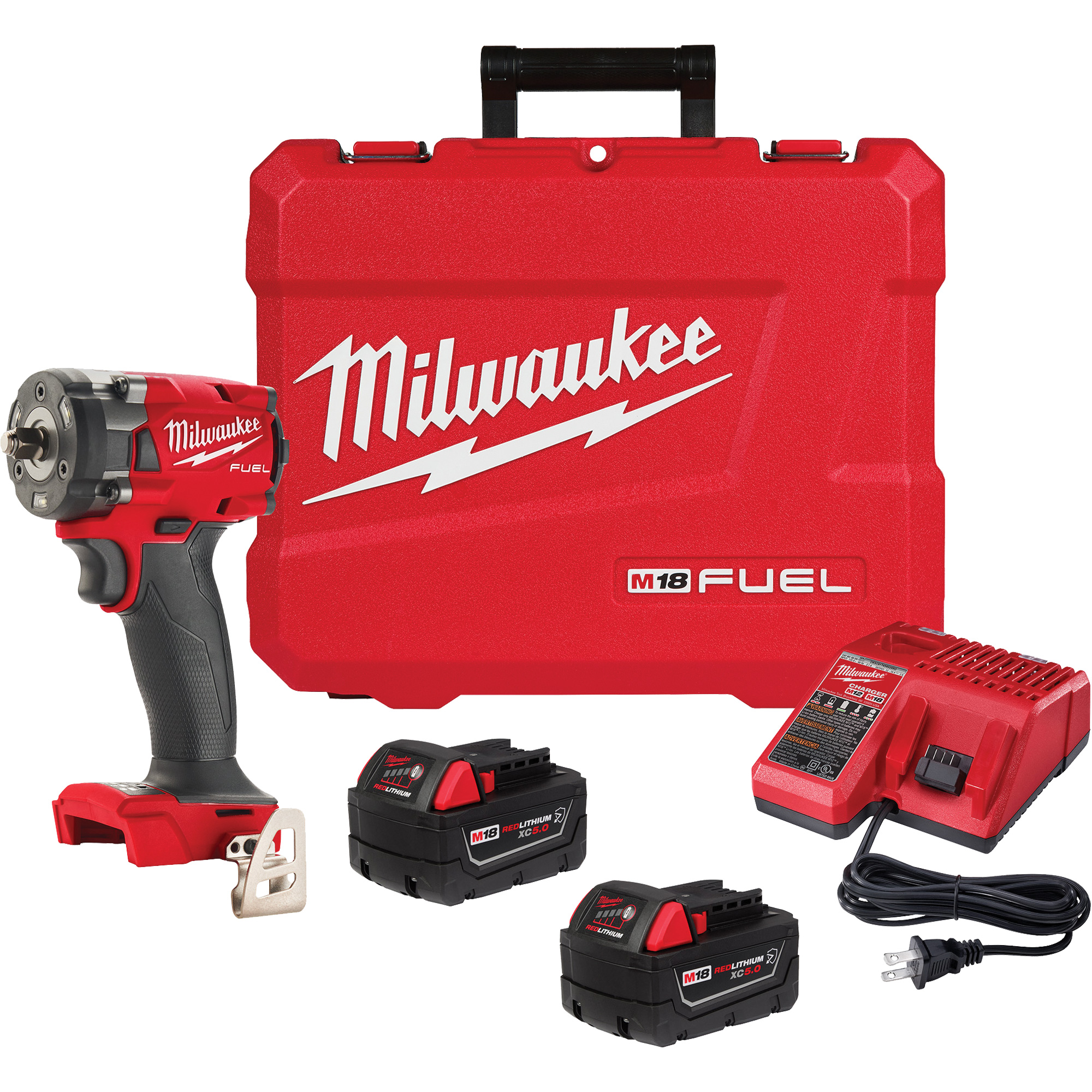 Clé à choc compacte M18 FuelMC avec ensemble d'anneau à friction, 18 V, Mandrin 3/8"