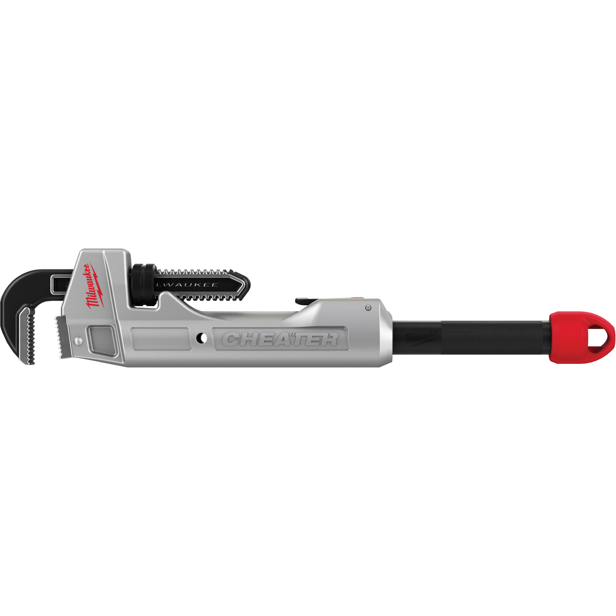 Clé à tuyau adaptable Cheater, Cap des mâchoires 2-1/2", Longueur 11"/18"/24"