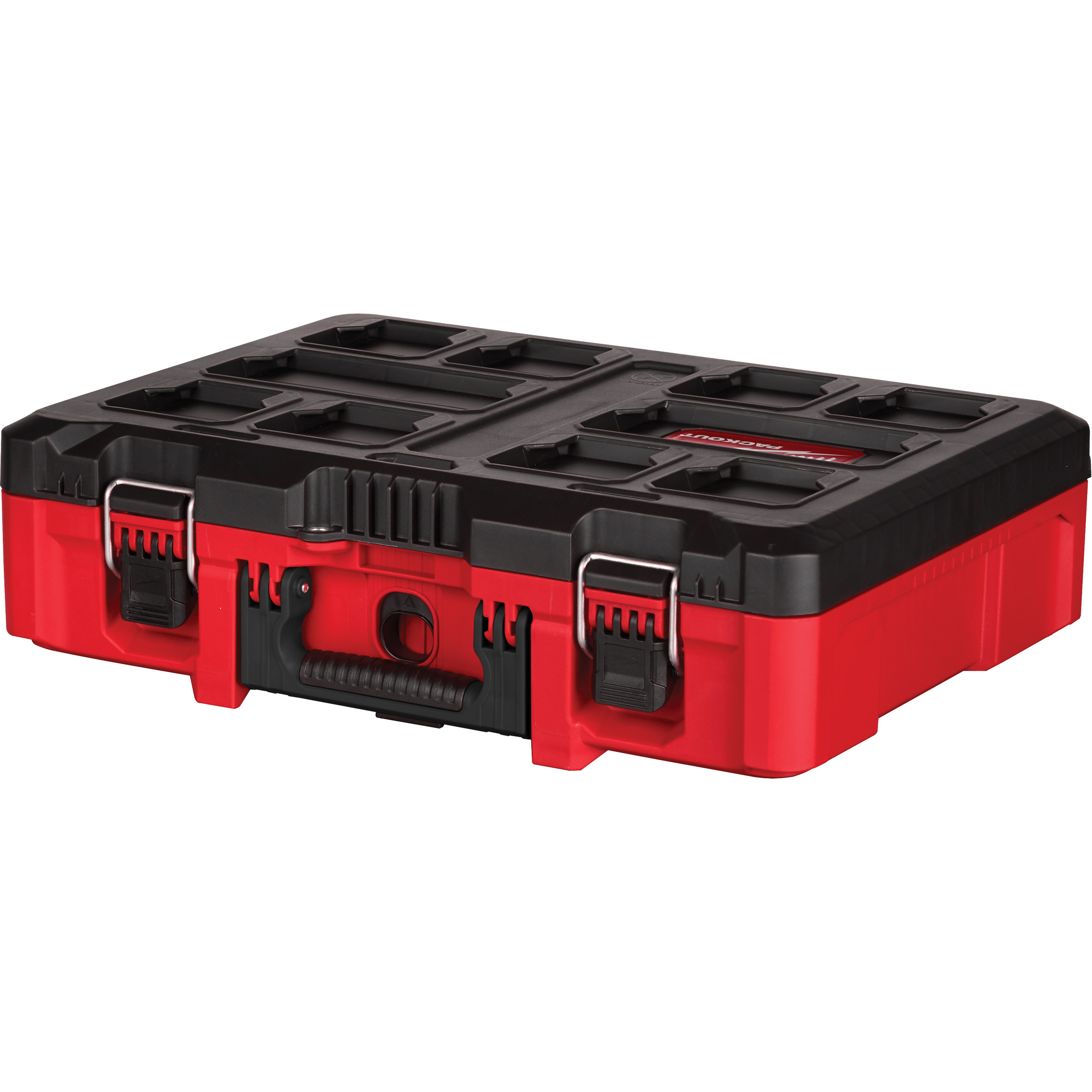 Coffre à outils avec partitions ajustables PackoutMC, 20-7/10" x 15-1/5" x 6-1/5", Noir/Rouge
