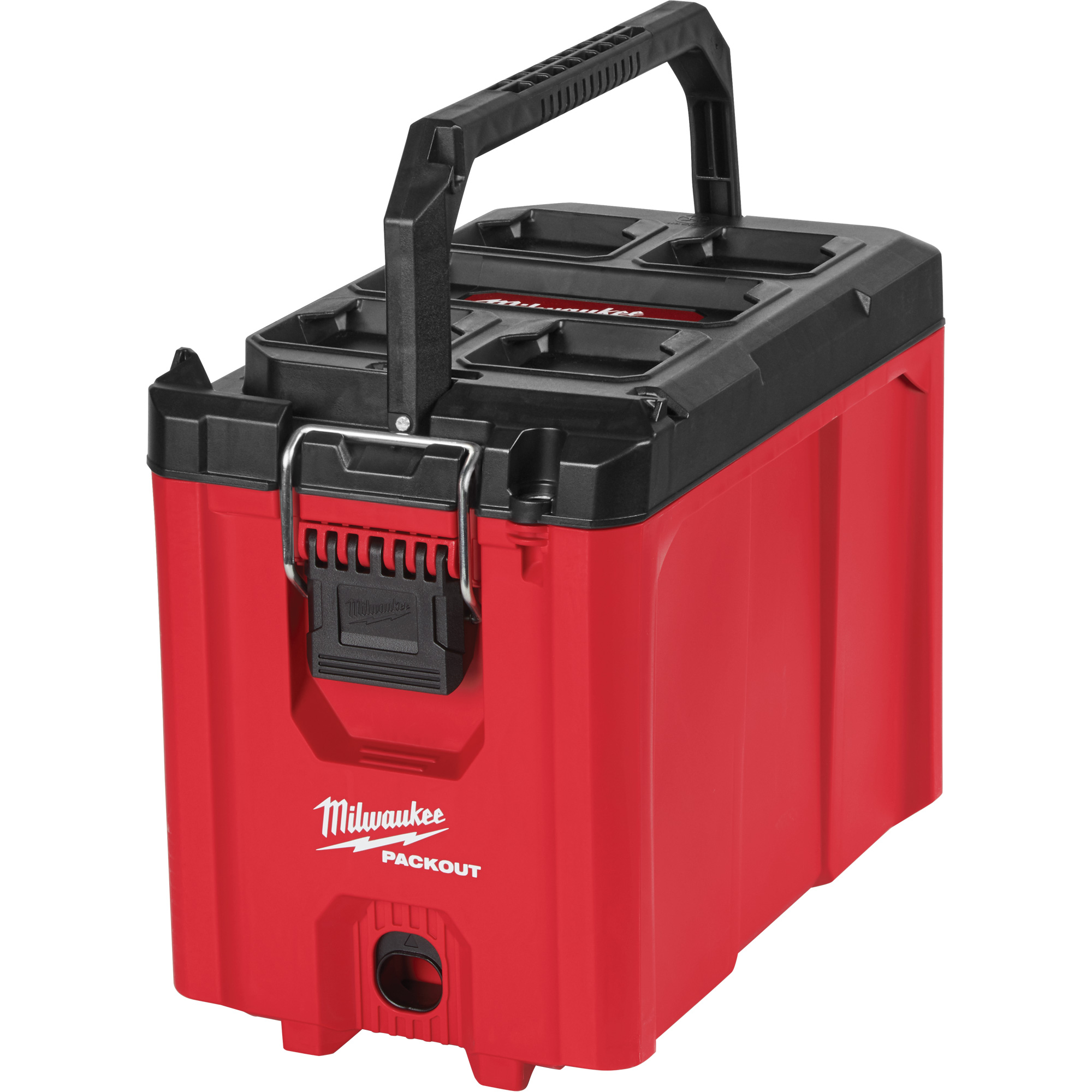 Coffre à outils compact PackoutMC, 10" x 16-1/5" x 13", Noir/Rouge