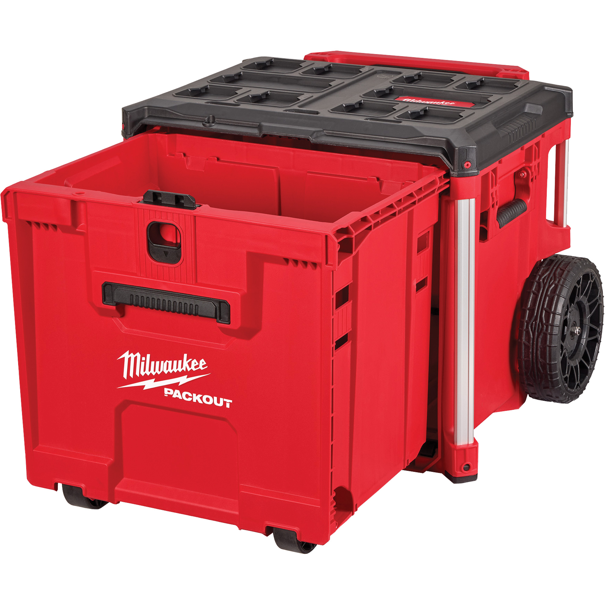Coffre à outils roulant avec tiroir PACKOUTMC, 19" x 24" x 20", Noir/Rouge – Image 2